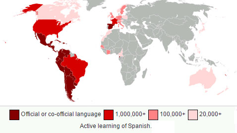 Geographic Distribution of Spanish Speakers